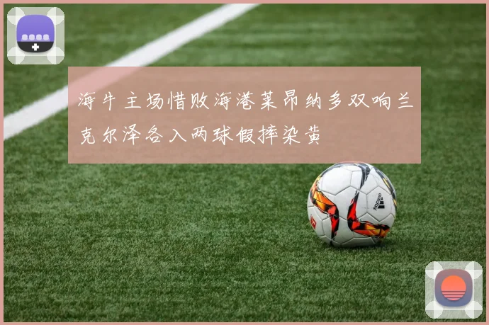 海牛主场惜败海港莱昂纳多双响兰克尔泽各入两球假摔染黄