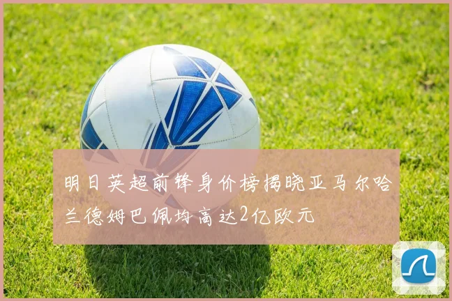 明日英超前锋身价榜揭晓亚马尔哈兰德姆巴佩均高达2亿欧元